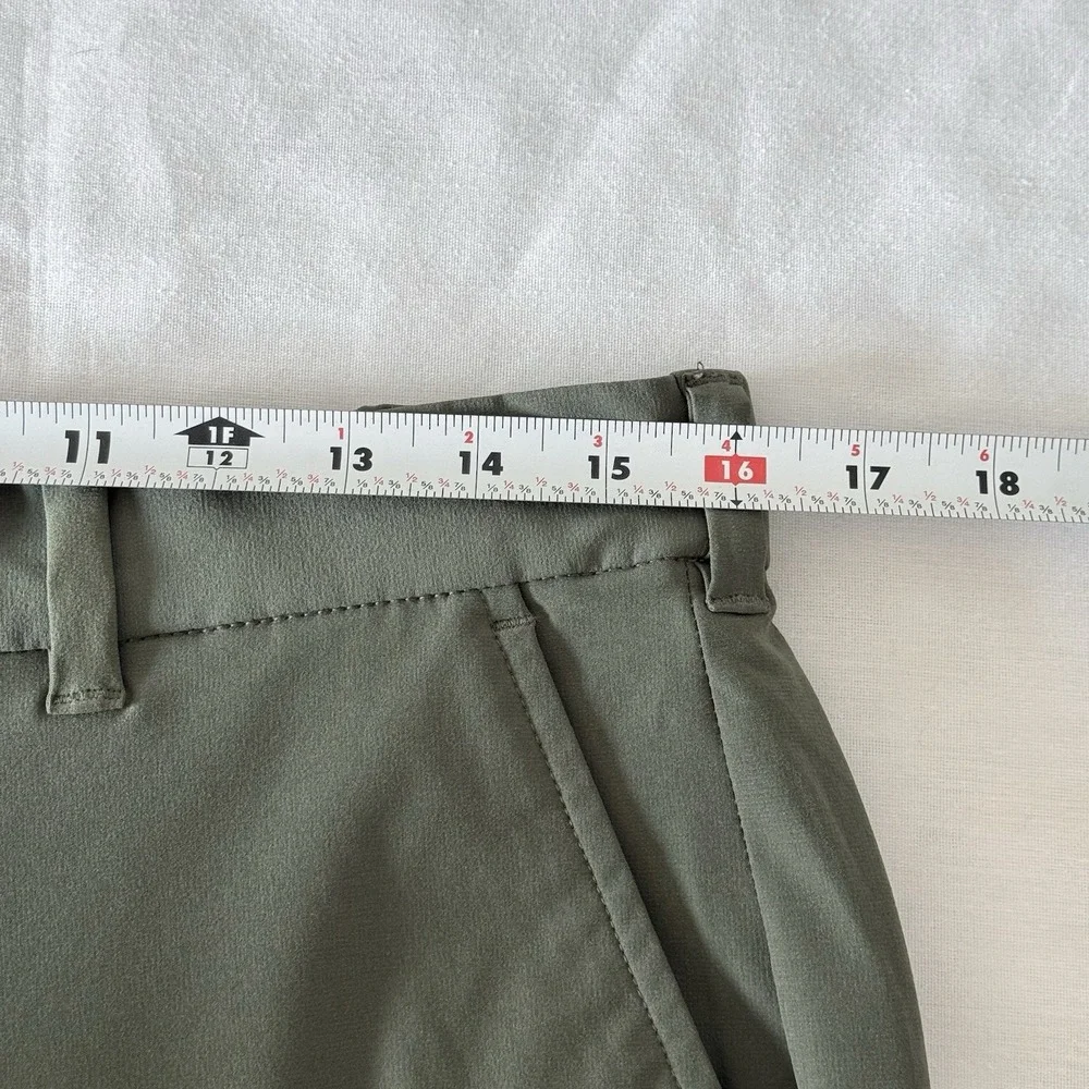 Mizzen + Main Helmsman Pants Mens 34x30 Performance Chino Tech Golf Office Green